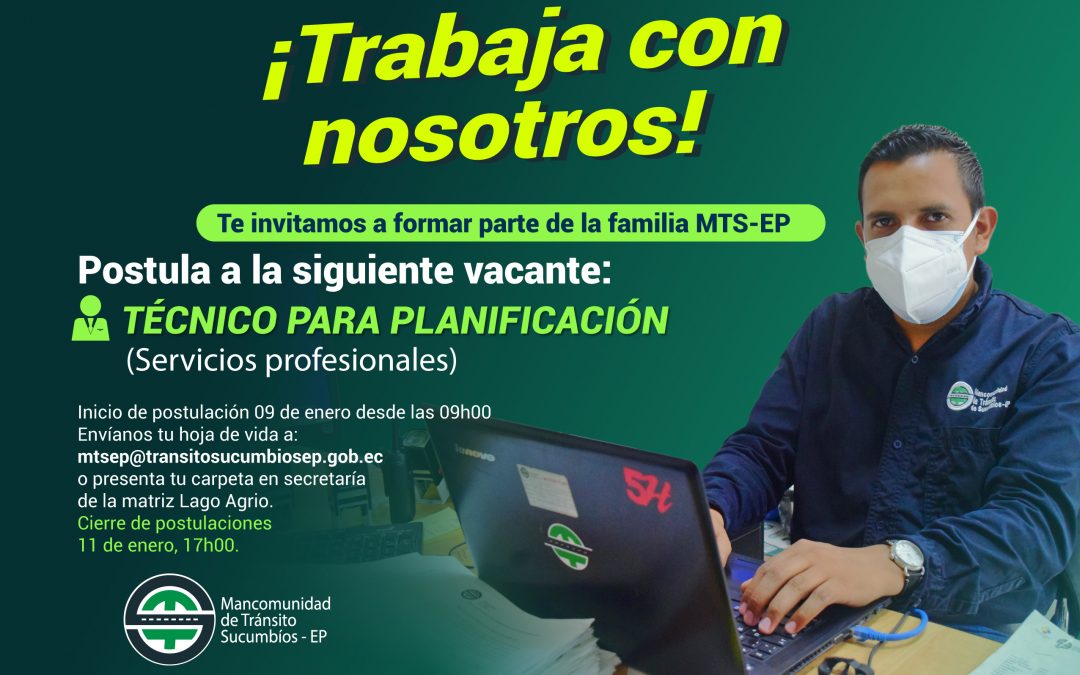 Forma parte de nuestro equipo de trabajo